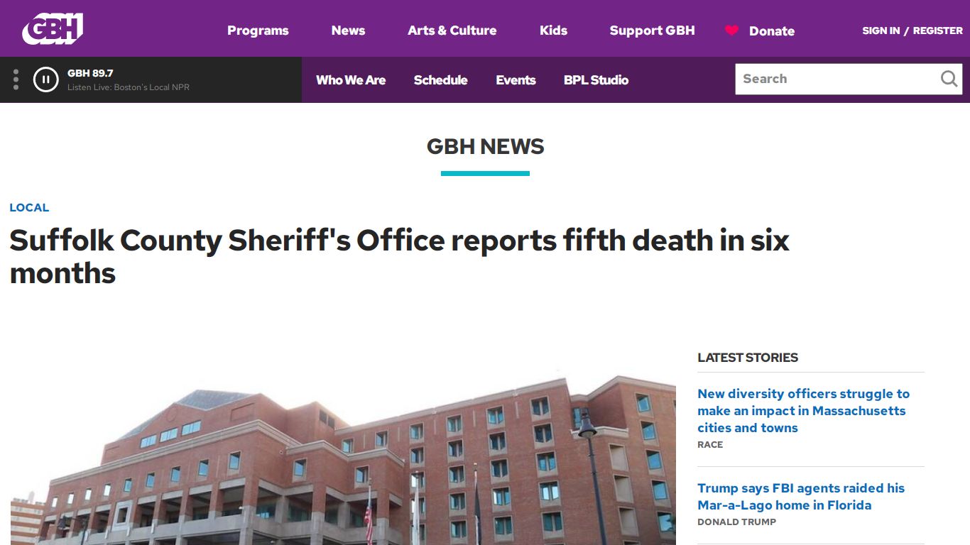 Suffolk County Sheriff's Office reports fifth death in six ...